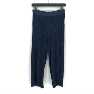 BALDWIN Evelyn Crinkle Pant Navy Blue XS